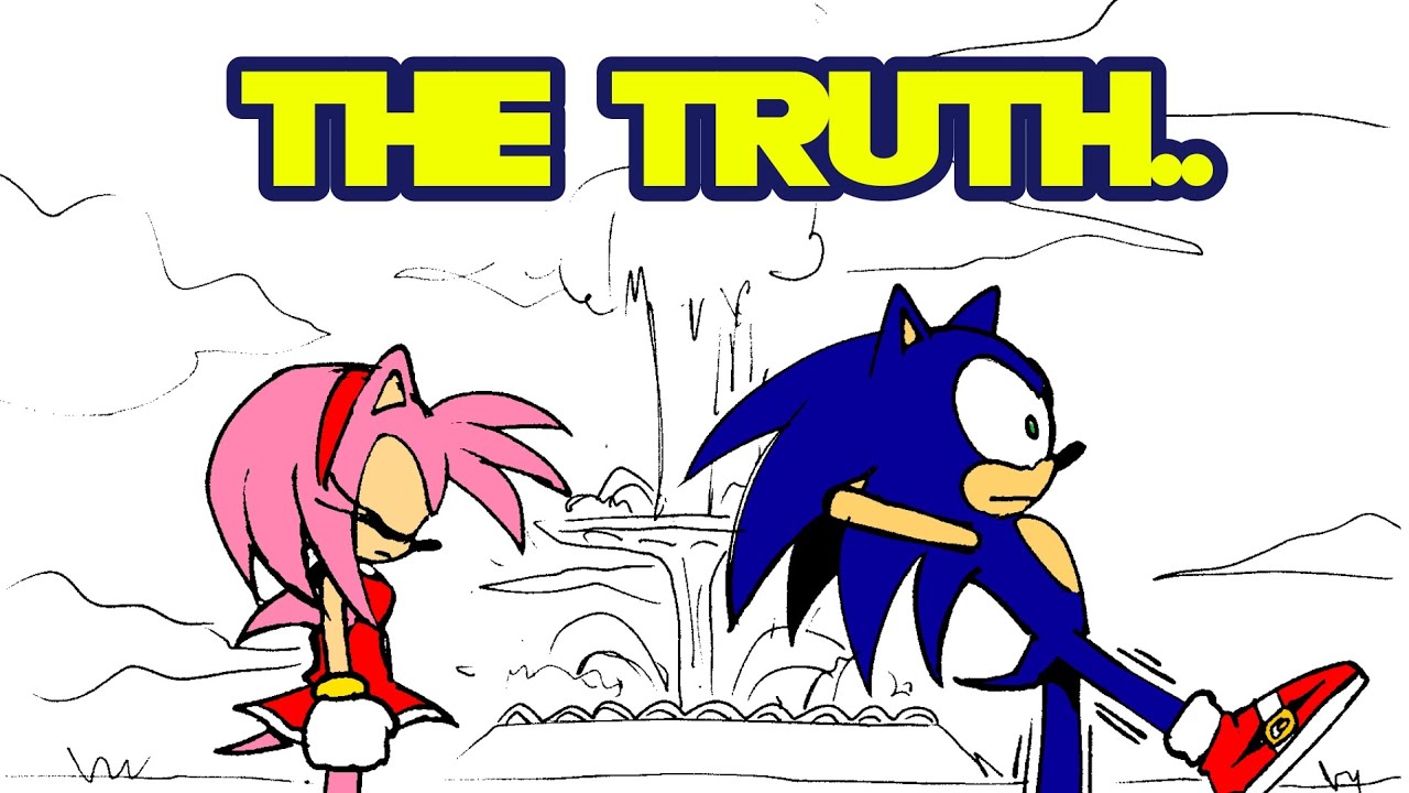 THE TRUTH OF SONIC AND AMY'S RELATIONSHIP..!! | Sonic comic dub 