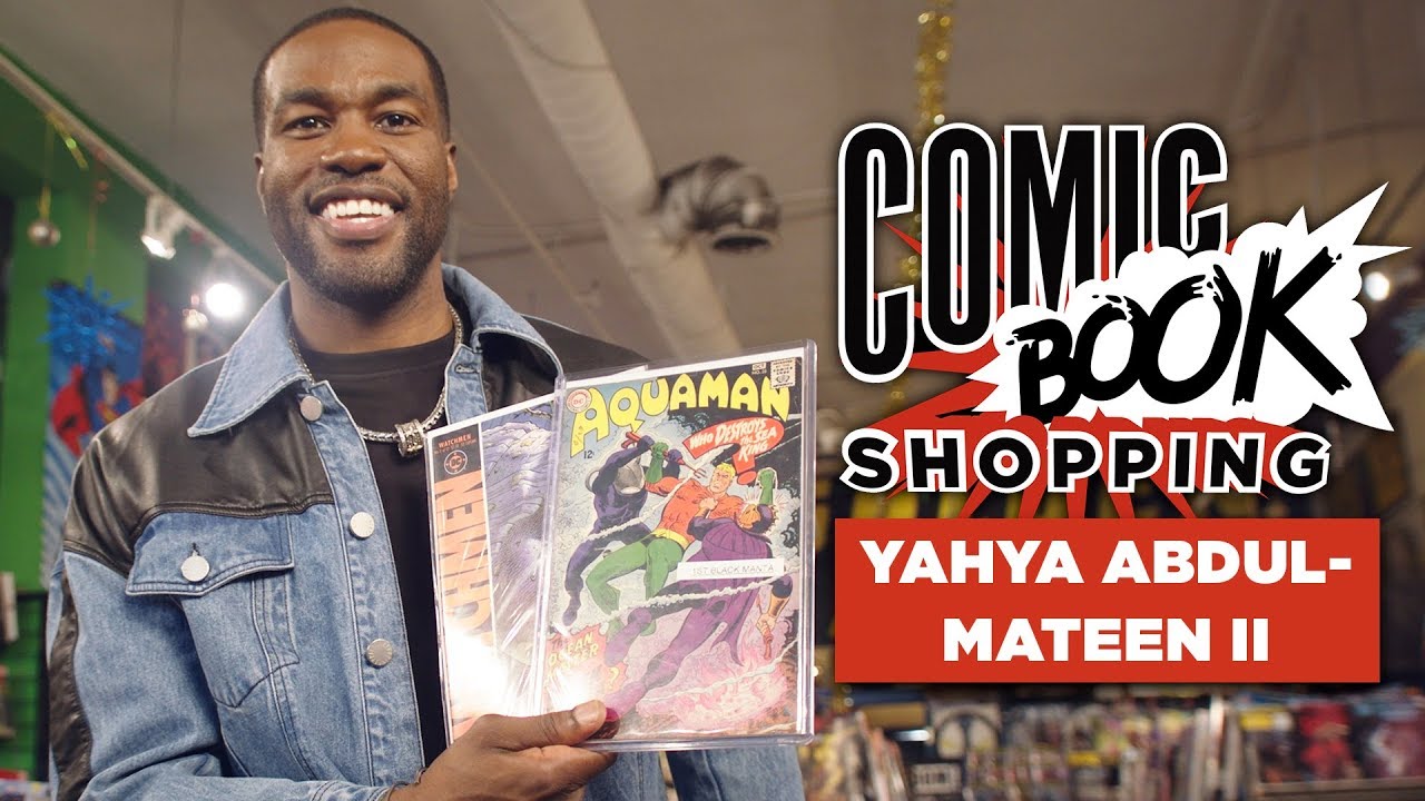 Yahya Abdul-Mateen II Talks That Epic Watchmen Reveal and Goes Comic Book Shopping