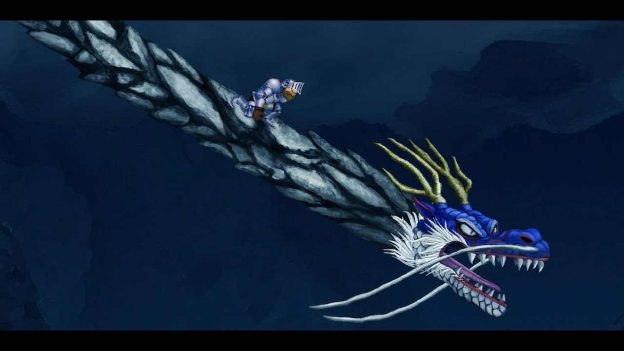 Boss Fight DRAGON (no damage) - Ghouls'N Goblins Resurrection