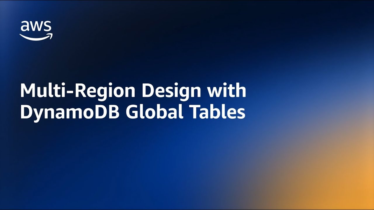 Multi-Region Design Amazon DynamoDB Global Tables | Amazon Web Services