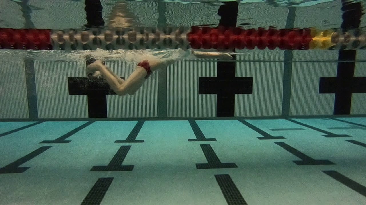 Noah Althoff breaststroke side view