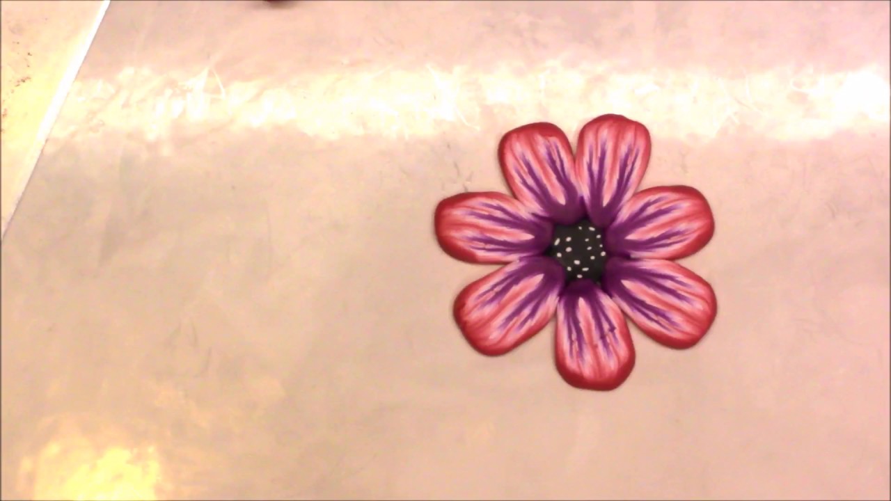 Polymer Clay Multi-Color Flower Petal Cane