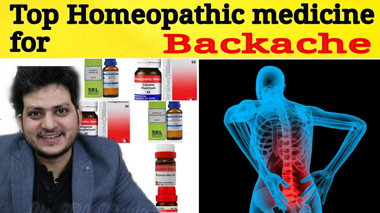 Top Homeopathic medicine for Backache ? With Key Symptoms |