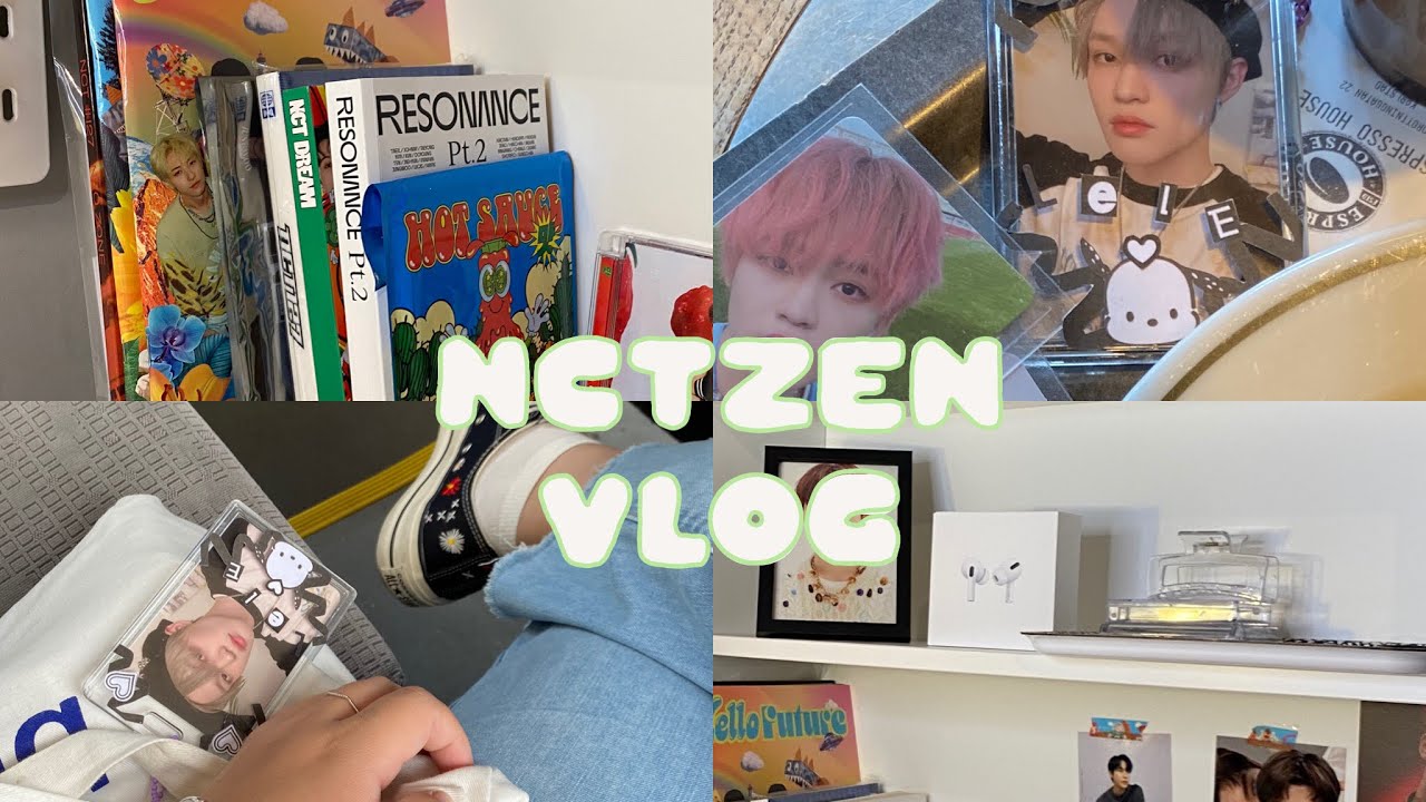 NCTZEN VLOG ˙Ⱉ˙   ┊ไปคาเฟ่,แพ็คการ์ด,ซื้อของที่ikea and จัดโต๊ะใหม่ :🤍)*