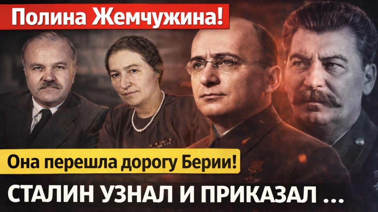 Сталин взбесился! За что Берия БРОСИЛ в тюрьму любимую жену Молотова? Полина Жемчужина
