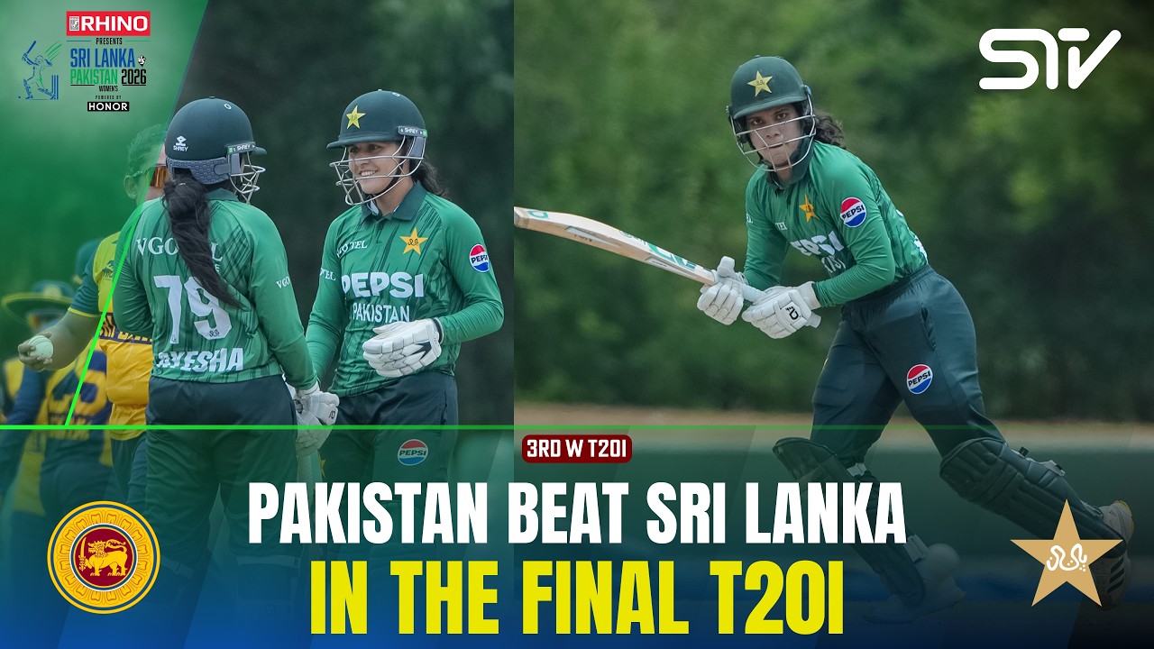 Series Ends 2-1 as Pakistan Finish on a High 🏆 | SL W vs PAK W | M 3 | T20I Series 2026 | M9l1K