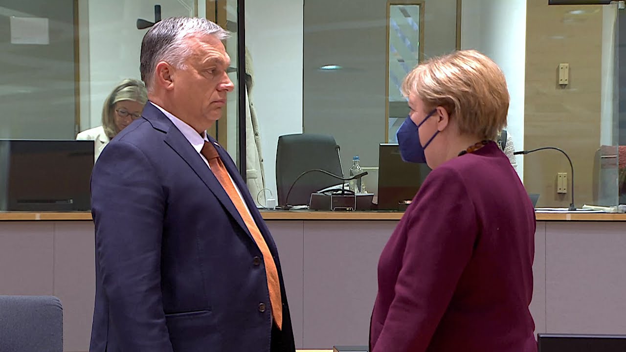 22.10.2021 - Angela Merkel, Viktor Orbán und alle anderen - Europäischer Rat (2. Tag)