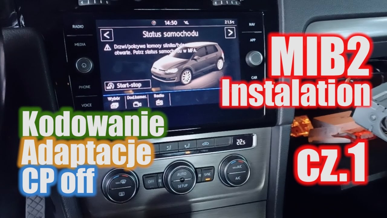 MIB2 Kodowanie Adaptacja jednostki Delphi CP off VW Golf 7 cz.1