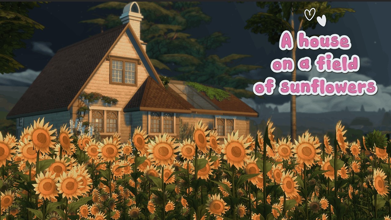 Дом на поле подсолнухов 🌻 || [TS4 SPEEDBUILD]