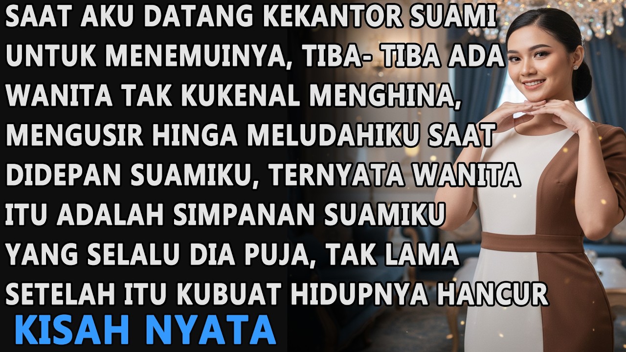 SAAT AKU DATANG KE KANTOR SUAMI, TIBA-TIBA ADA WANITA TAK KUKENAL MENGHINA MENGUSIR DAN MELUDAHIKU..