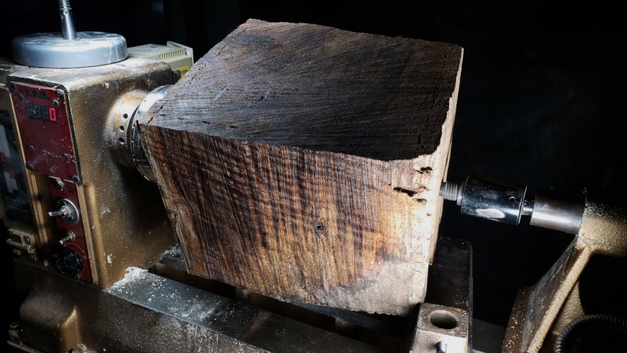 Woodturning: Three Footed Hollowform (5A Black Walnut)