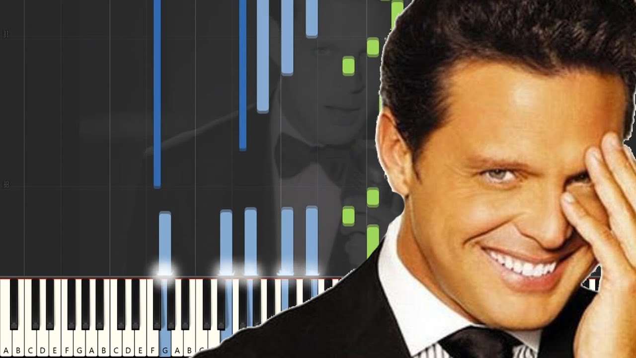 Luis Miguel - Por debajo de la Mesa (Piano Tutorial)