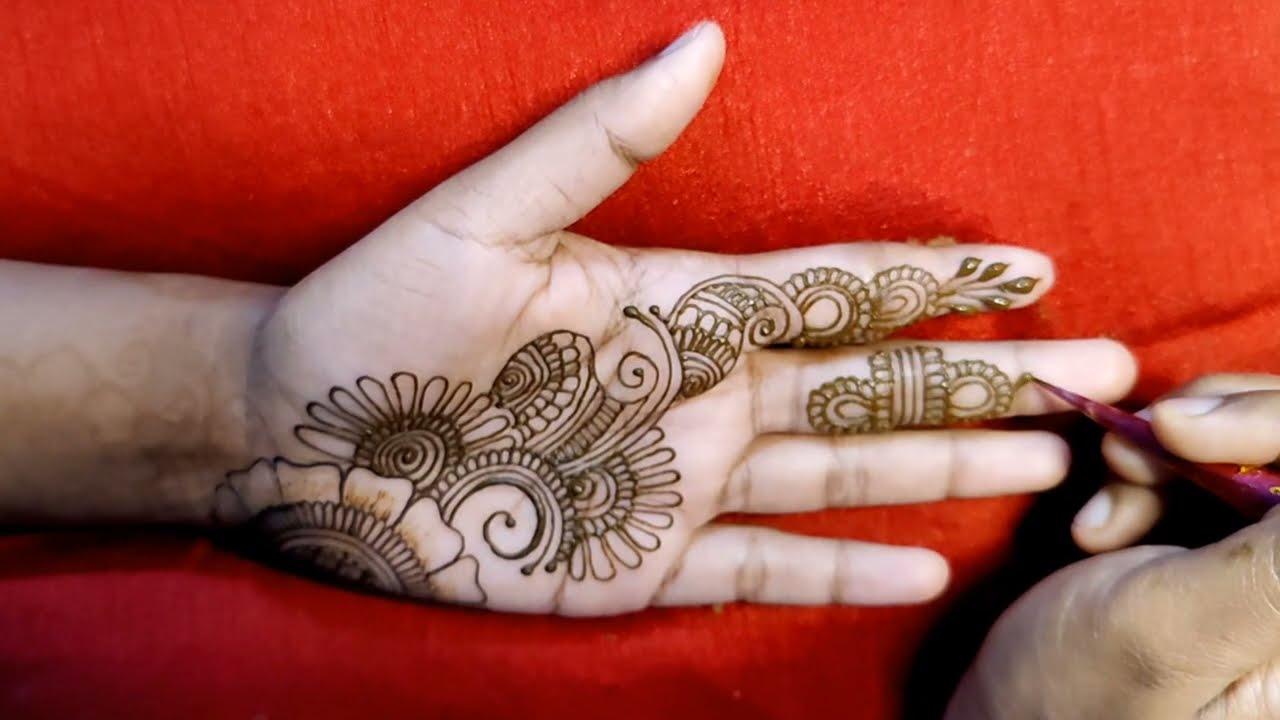 Very beautiful and easy mehendi design of 2026 || front hand mehendi design || my mini mehendi world