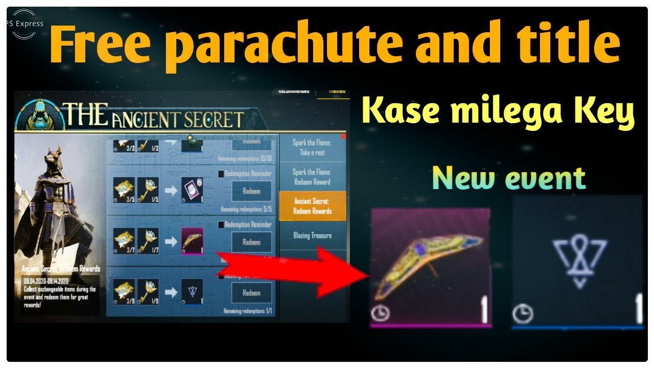 Pharaoh Key location,s and Crates || New Pharaoh Event in pubgmobile