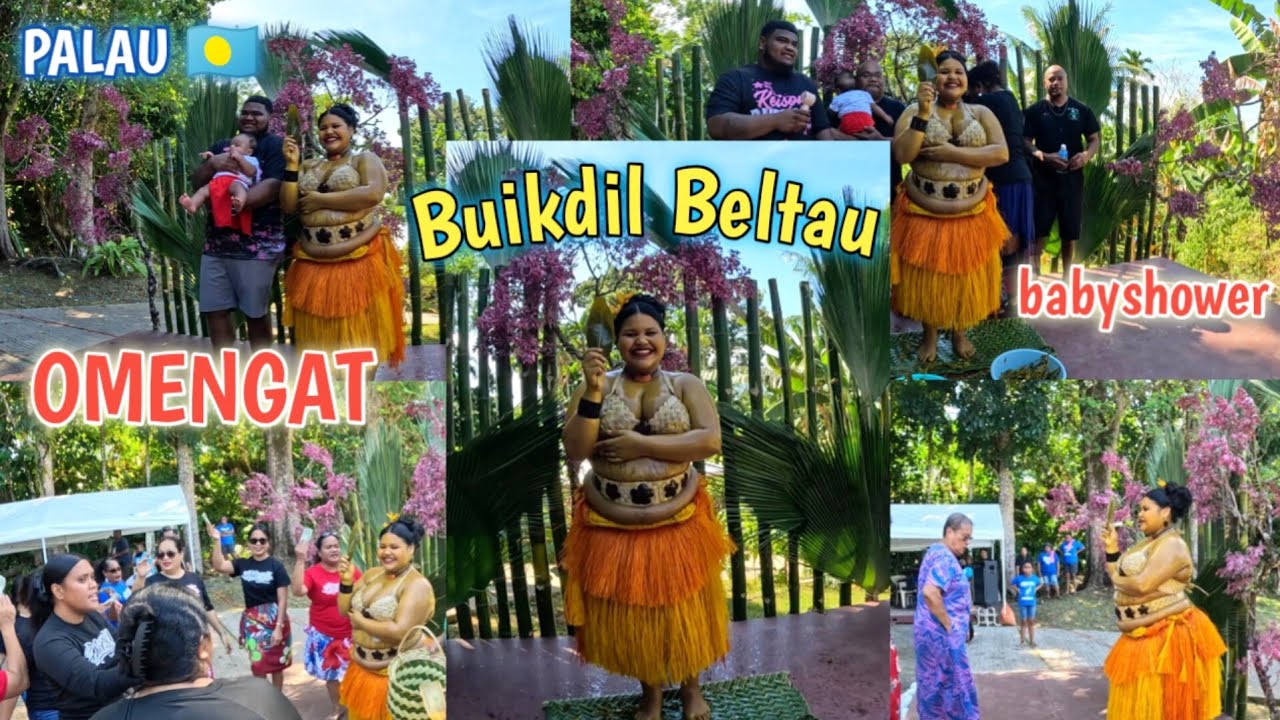 PALAU ISLAND TRADITIONAL CEREMONY OMENGAT Buikdil Beltau 