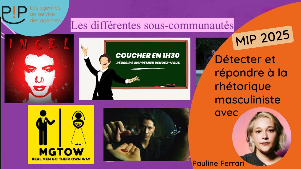 Détecter et répondre à la rhétorique masculiniste - Avec Pauline Ferrari
