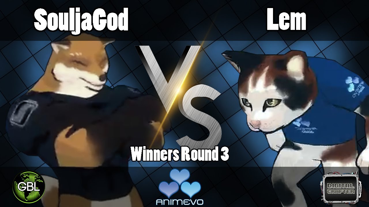 SouljaGod Mighty Fox vs Lem Walking Cat   Fight of Animals Tournament AnimEVO 2020