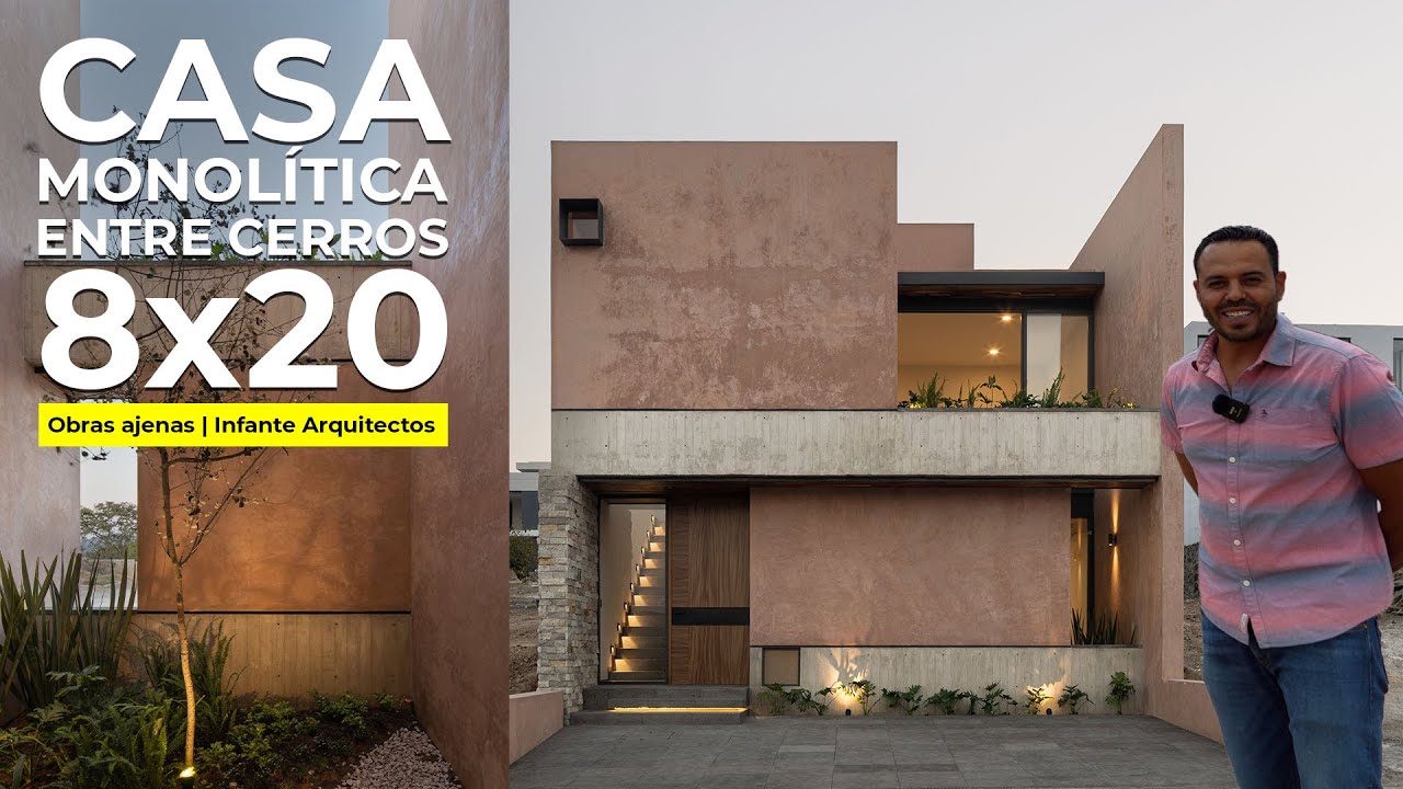 Esta CASA parece una ESCULTURA MONOLÍTICA | Obras Ajenas | Infante Arquitectos