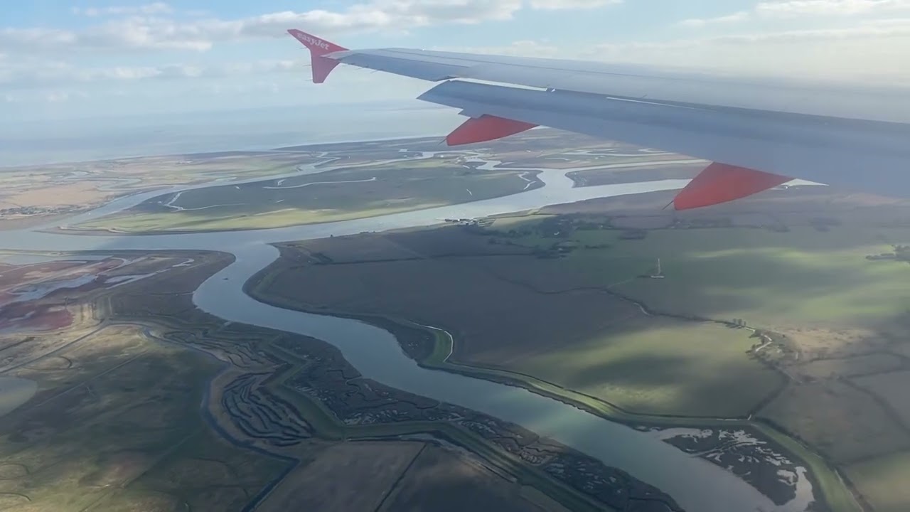 Landing at Southend Airport