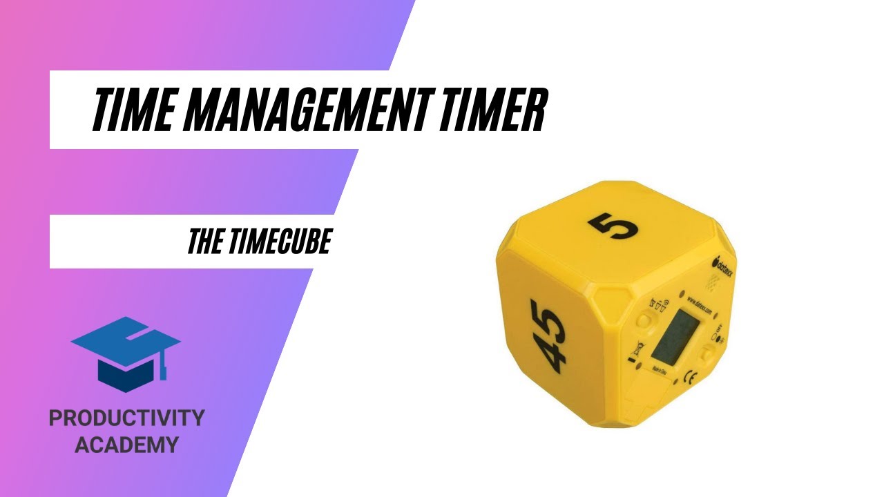 Time Management Timer - The TimeCube In Action