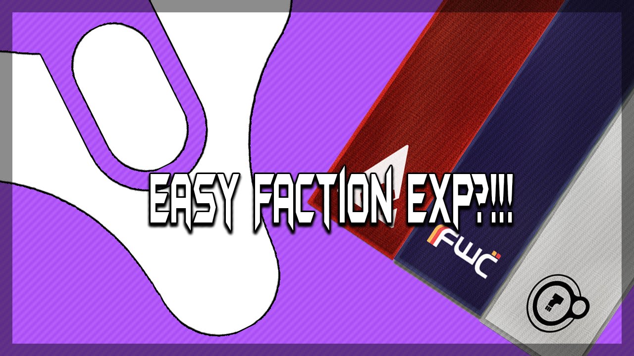 Destiny- HOW TO LEVEL YOUR FACTION UP FAST (Motes Of Light)