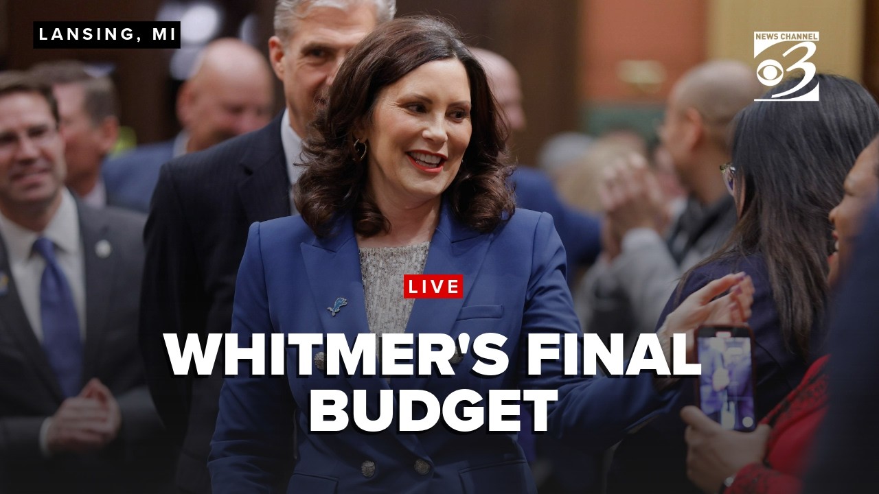 LIVE: Whitmer gives her final budget recommendation to lawmakers