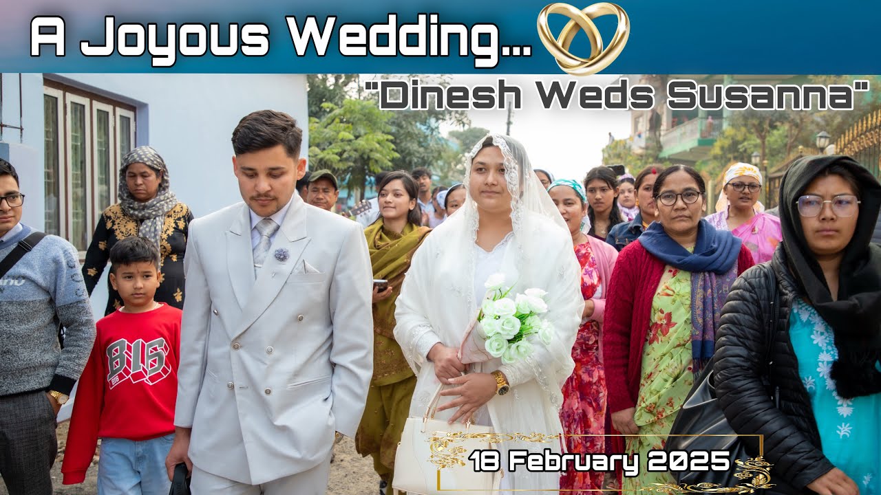 A Joyous and blessed wedding on 18 February 2025 || Dinesh Weds Susanna || 💍❤️🥰