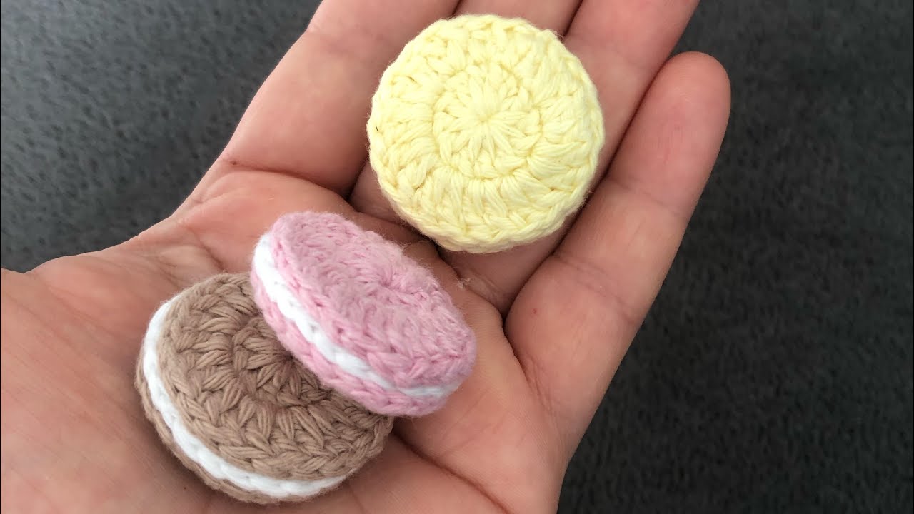 Amigurumi,örgüden kremalı bisküvi yapımı