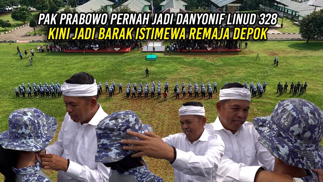 SAAT LETKOL - PAK PRABOWO PERNAH JADI DANYONIF LINUD 328 | KINI JADI BARAK ISTIMEWA REMAJA DEPOK