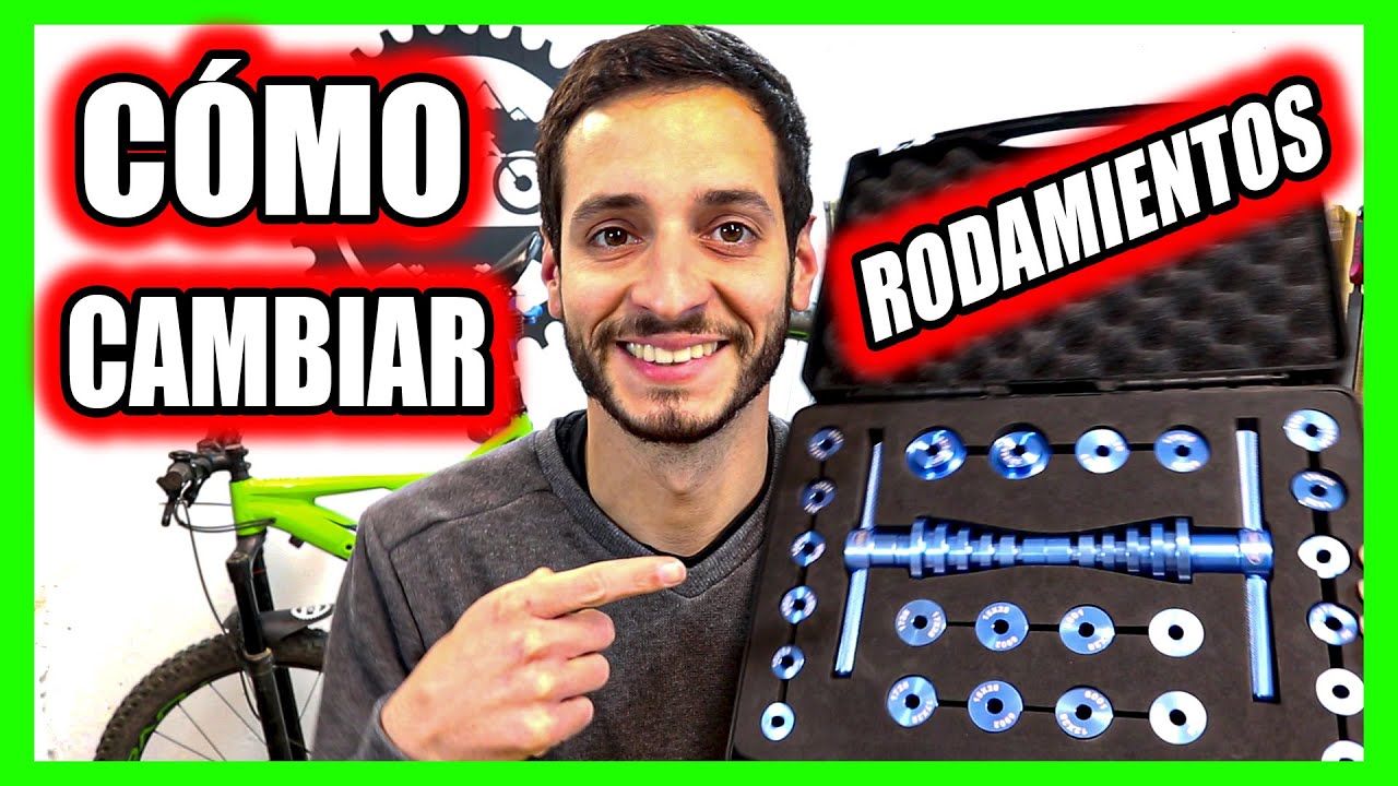 ⭕️ Cómo CAMBIAR los RODAMIENTOS de una BICICLETA  -  (SPECIALIZED FSR)✔️