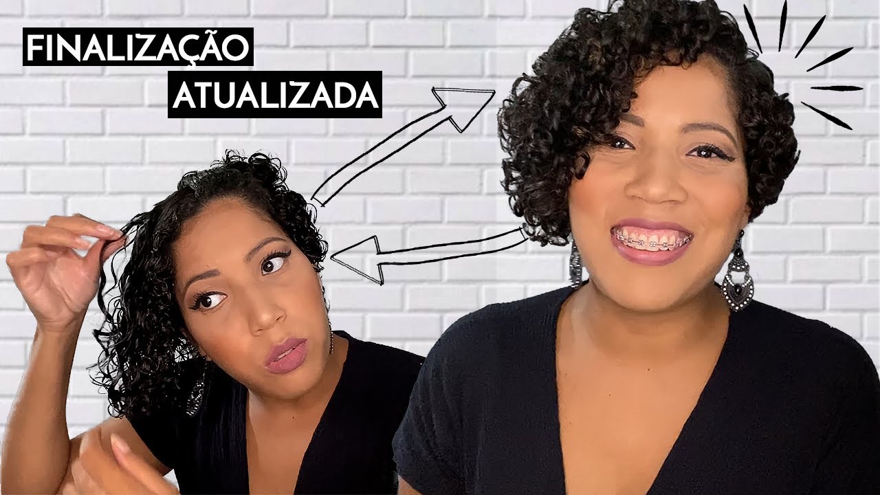 COMO FINALIZO MEU CABELO CURTO | PIXIE CACHEADO ASSIMÉTRICO