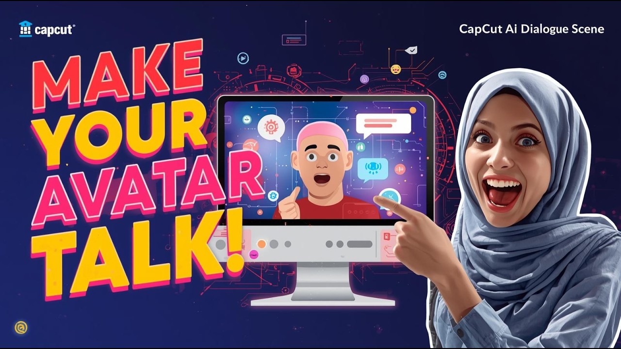 AI Dialogue Scene Magic - How to Create Talking Characters in CapCut PC Tutorial