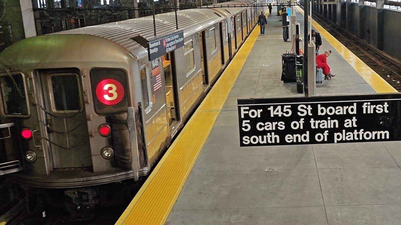 NYC Subway IRT Kawasaki R62 (3) Train Full Ride From Harlem-148 Street to New Lots Av
