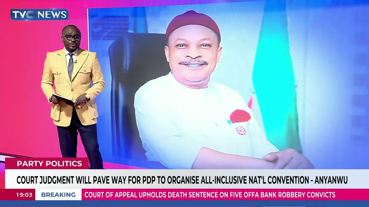 Ibadan Court Judgment Will Pave Way For PDP To Organise All-Inclusive Nat'l Convention - Anyanwu