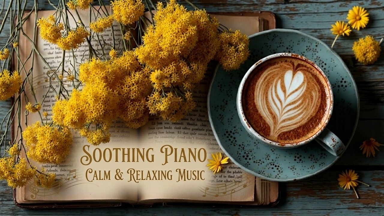 Soothing Piano Melodies – Morning Coffee Study Session | Warm Light Piano