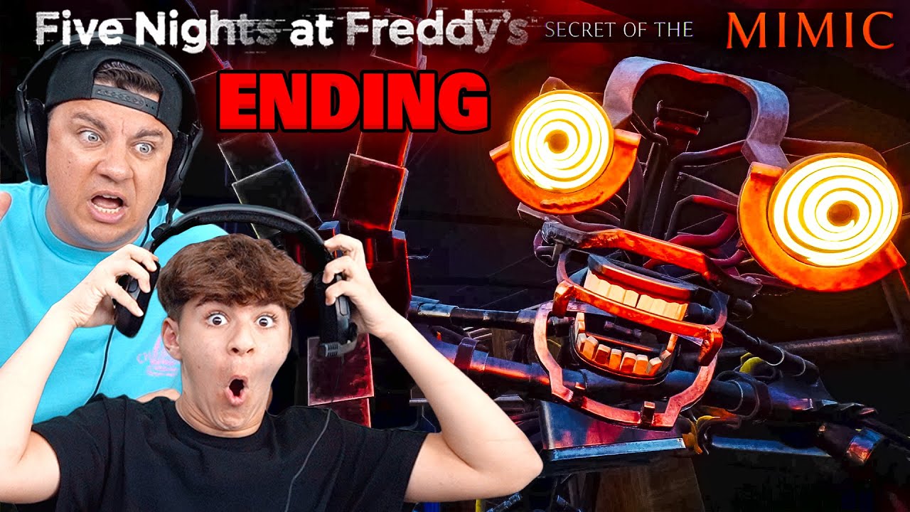 OMG AT THE END! Five Nights at Freddy's: Secret of the Mimic (ENDING)