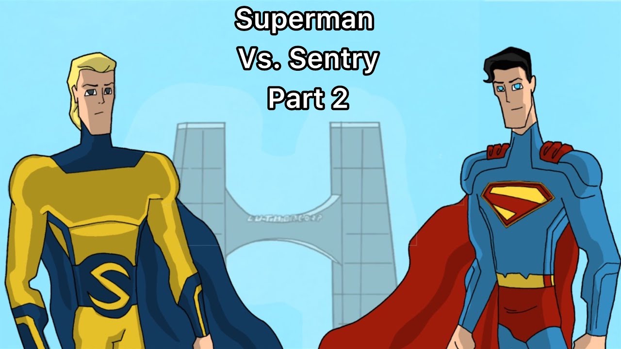 Superman vs Sentry (DCU vs MCU) Animation Part 2