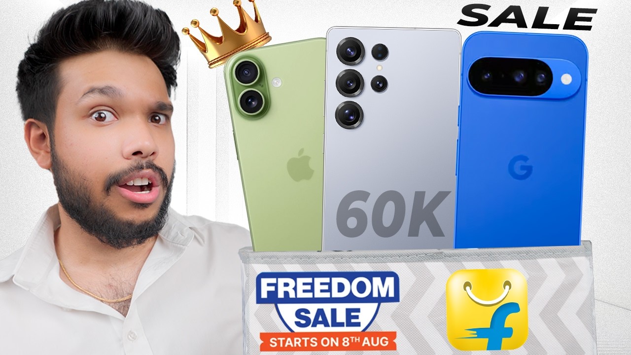 50k iPhone 17 , Galaxy S25 , Galaxy S25 Ultra in 70K - Flipkart Freedom Sale !! OMG