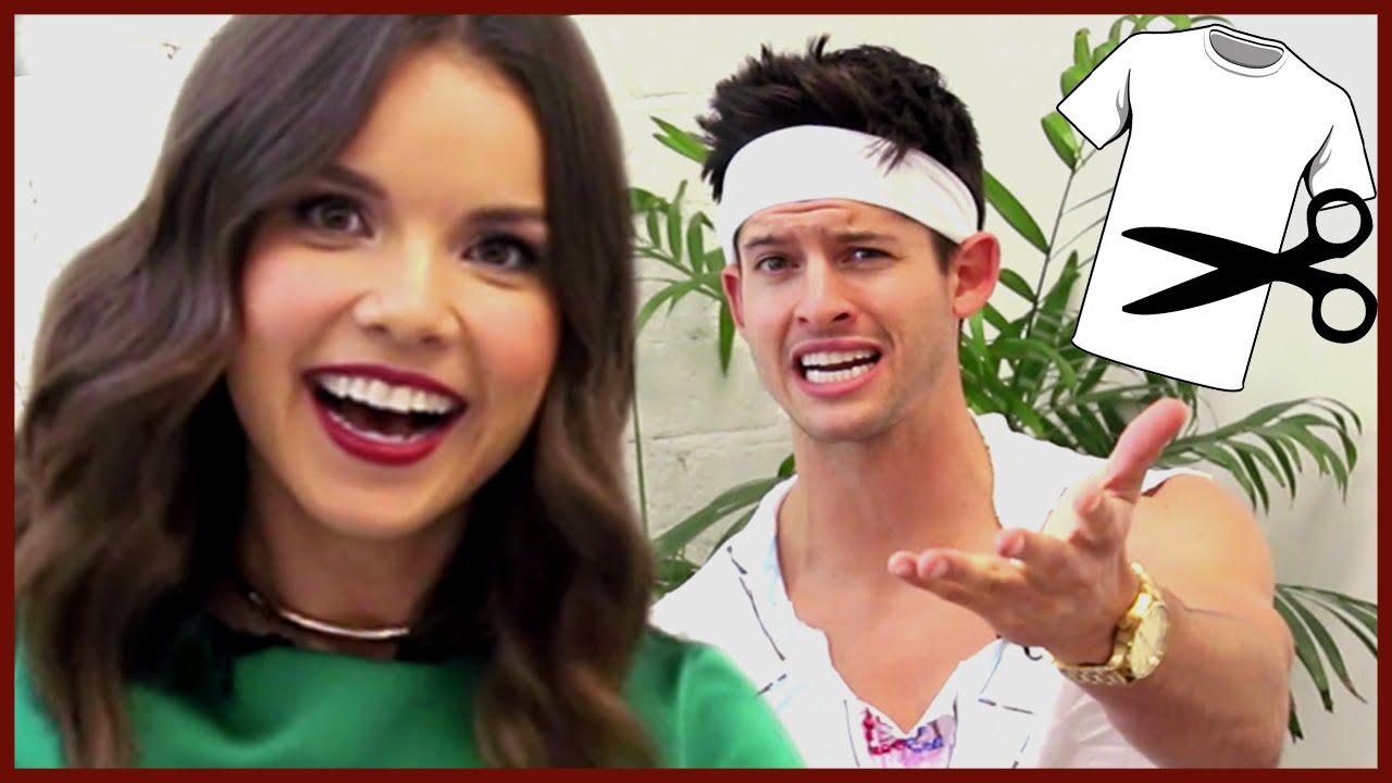 Missglamorazzi White T Shirt Challenge with Hunter March
