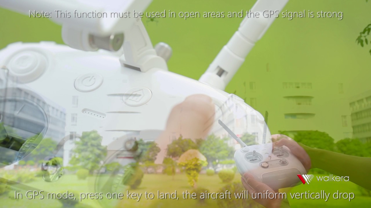 Walkera Aibao Drone Transmitter Operation Video