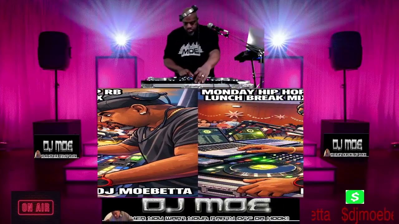 3/2/26 Dj MoeBetta Hip Hop RB Monday Lunch Break Mix!