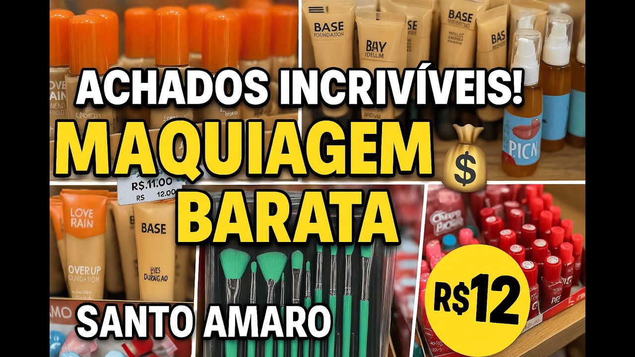 MAKE VLOG -  BUSCABUSCA SANTO AMARO  💄