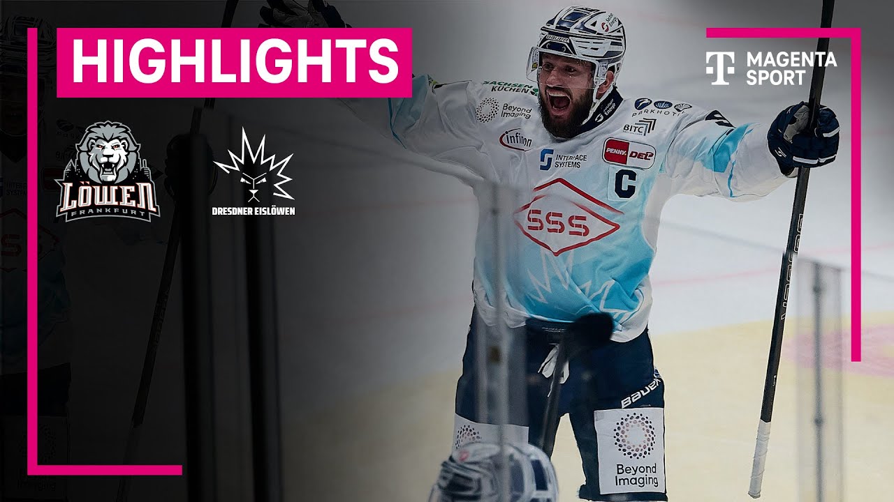 Löwen Frankfurt - Dresdner Eislöwen | PENNY DEL | MAGENTA SPORT