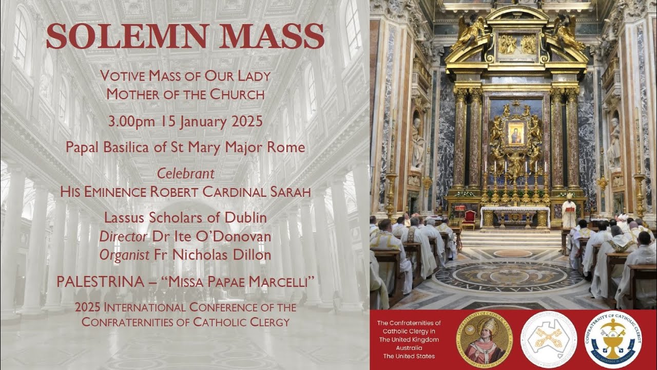 Solemn Mass Papal Basilica of St Mary Major Rome 15 January 2025
