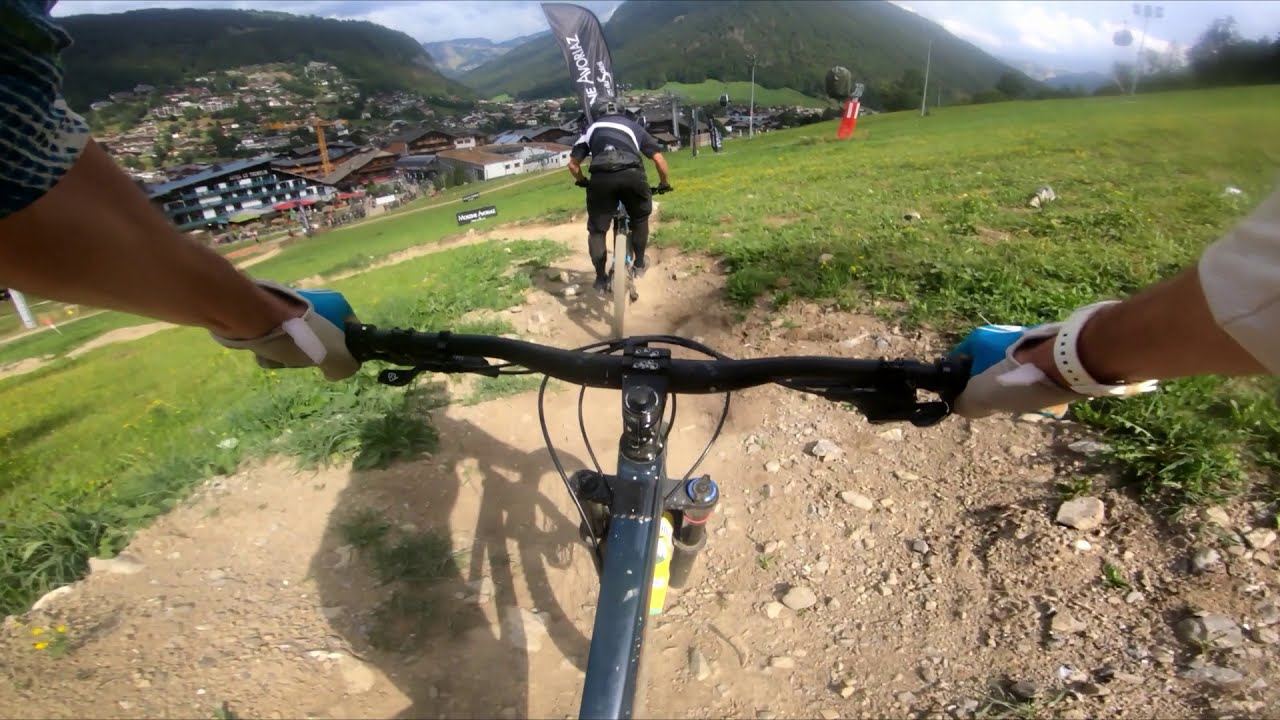 🔴VTT Morzine piste Rouge Les Mas / Le Stade (Full track) 🔴