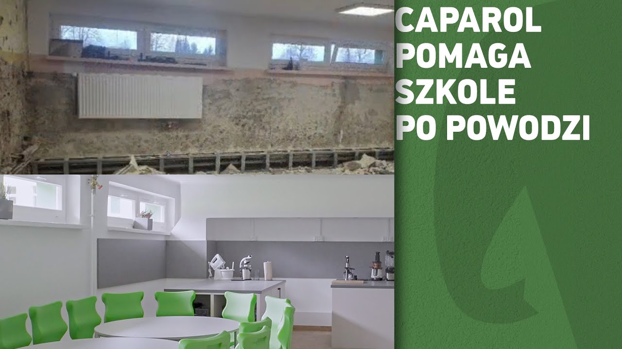Caparol w akcji: przywracamy kolory szkole po powodzi!