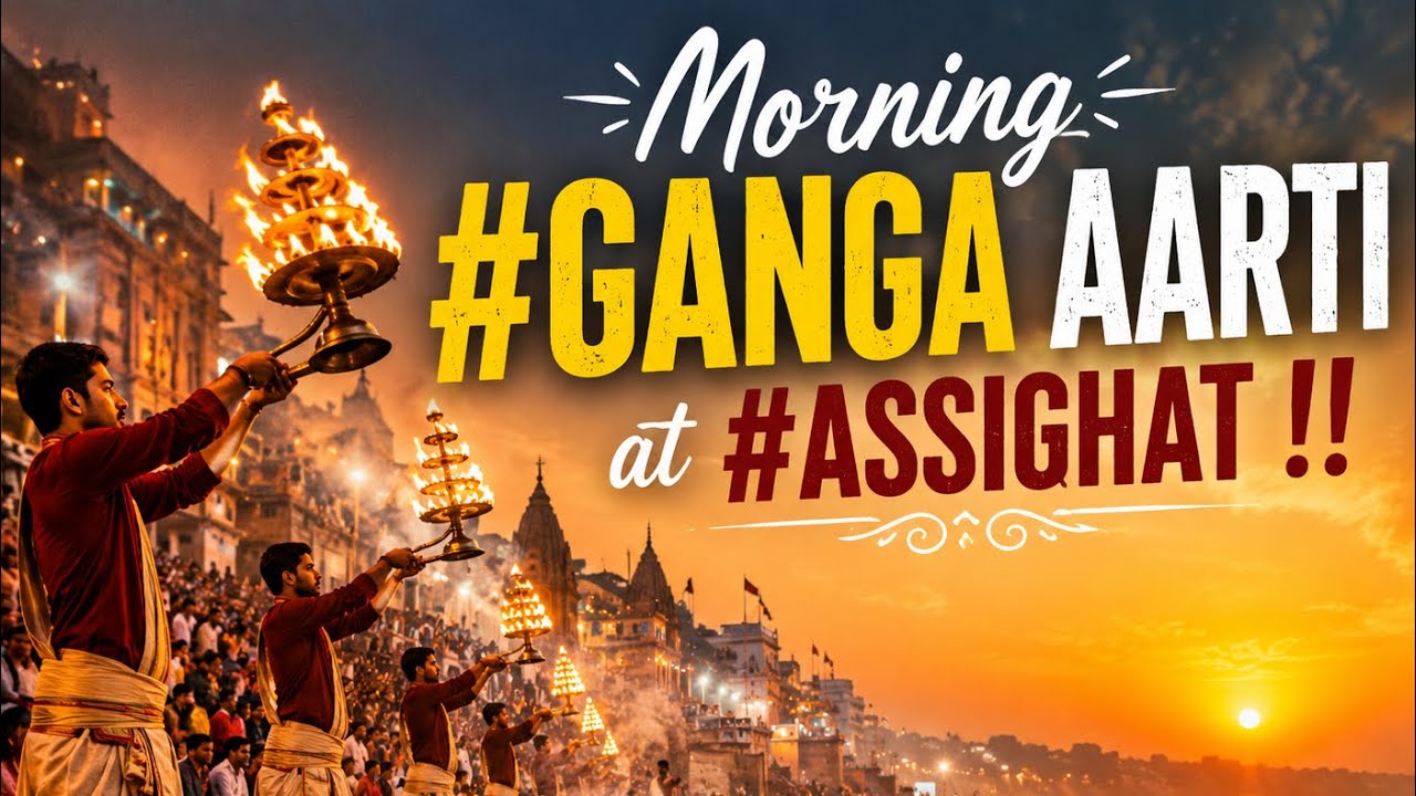 Morning #GangaAarti at #AssiGhat !! #Benaras #Varanasi #subahebanaras