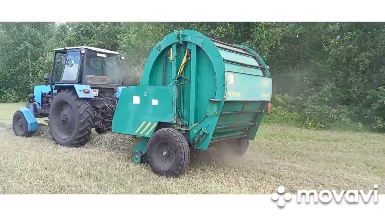 Юмз с граблями и прессом прф180,заготовка сена.