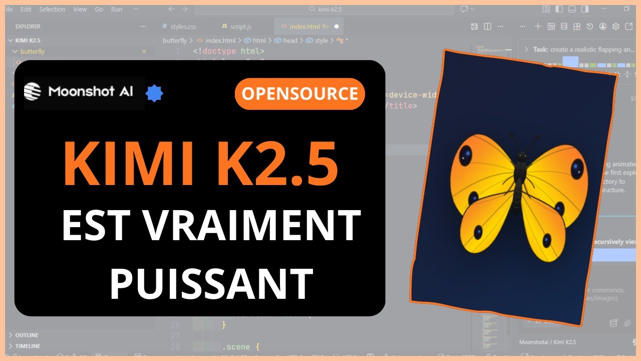 Kimi K 2.5 : Le Modèle Open Source Qui Dépasse Gemini & Opus ? 🚀