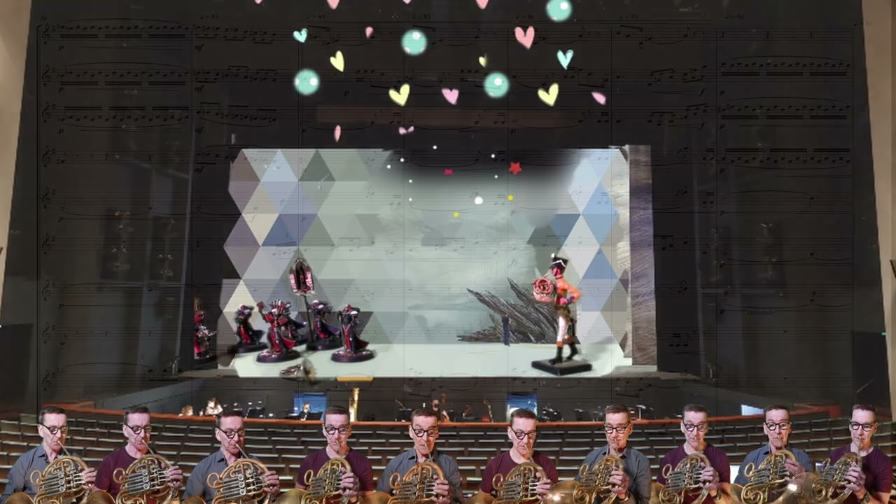 Richard Wagner - Ride of the Valkyries for 10 horns and Wagner tubas
